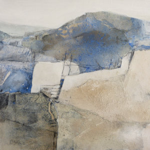 Bergwärts - 60 x 60cm (Tempera-Mischtechnik)