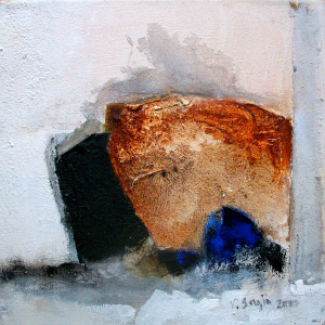 Brandung - 30 x 30cm (Acryl-Mischtechnik)