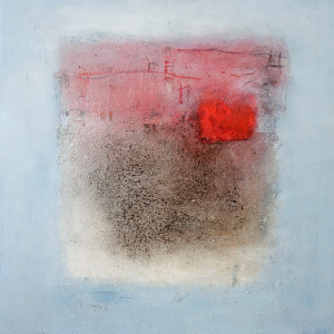 Glut - 100 x 100cm (Acryl-Mischtechnik)