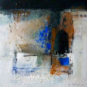 Lauschen - 30 x 30cm (Tempera - Mischtechnik)