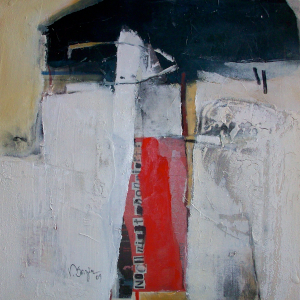 noch nicht - 30 x 30cm (Acryl-Mischtechnik)