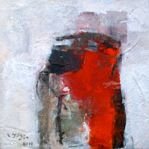 Salita Rossa - 30 x 30cm (Acryl-Mischtechnik)