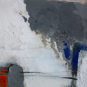 Weg - 30 x 30cm (Tempera - Mischtechnik)