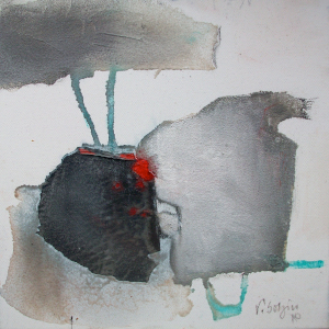 o.T. - 30 x 30cm (Acryl-Mischtechnik)