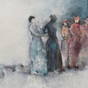 Abschied - 60 x 50cm (Acryl-Mischtechnik)