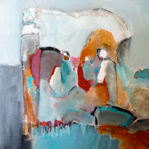 Fes 2 - 30 x 30cm (Acryl-Mischtechnik)