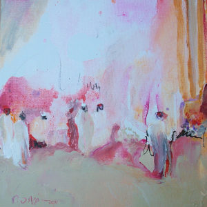 Marrakesch 1 - 30 x 30cm (Acryl-Mischtechnik)