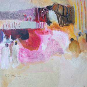 Marrakesch 3 - 30 x 30cm (Acryl-Mischtechnik)