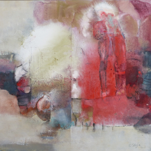 Vor dem Fest 2 - 60 x 60cm (Tempera - Mischtechnik)