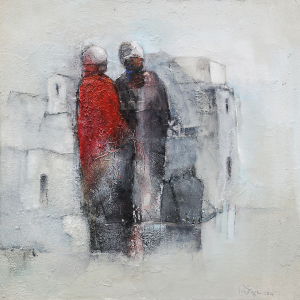 o.T. 60 x 60cm (Acryl-Mischtechnik)