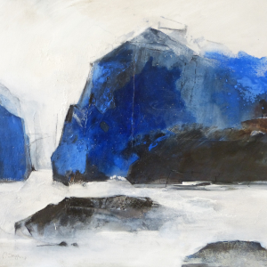 Atem des Meeres 1 - 80 x 80cm (Tempera - Mischtechnik)