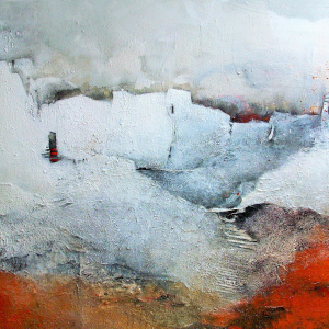 Aufstieg 80 x 100cm (Acryl-Mischtechnik)