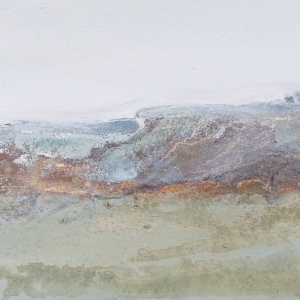 Weites Land 1 - 20 x 60cm (Acryl-Mischtechnik)