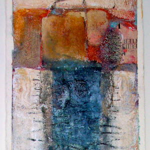 o.T. - 51 x 18cm (Acryl-Mischtechnik)
