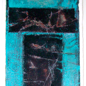 o.T. - 51 x 18cm (Collage/Acryl-Mischtechnik)